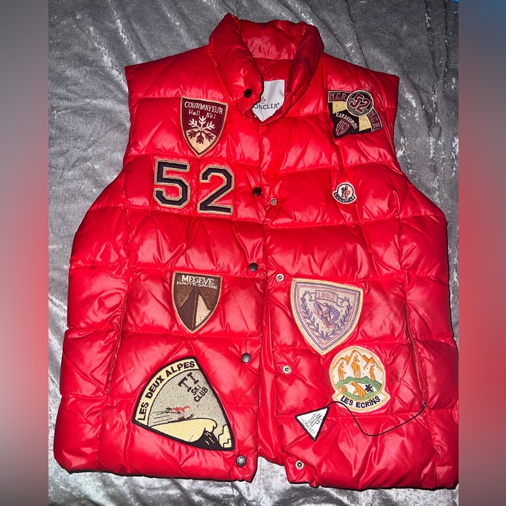 Red Moncler Vest size 3